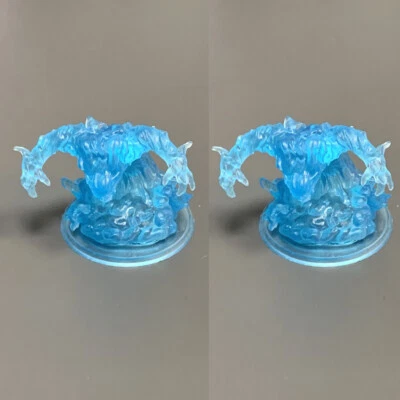 2PCS Water Elemental Miniatures Dungeons & Dragon Reaper Board Game Figures  - Image 1 of 4
