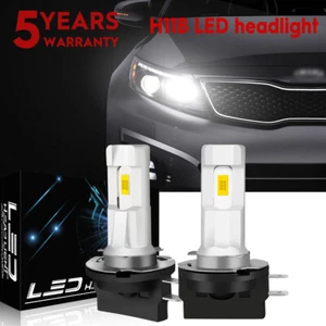 H11B LED Headlight Bulbs Pair (2 Bulbs) 6000K Bright White - Foto 1 di 12
