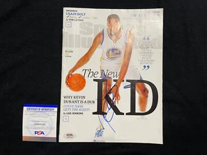 KEVIN DURANT Autographed Autograph Signed SPORTS ILLUSTRATED 2016 PSA/DNA - Picture 1 of 6