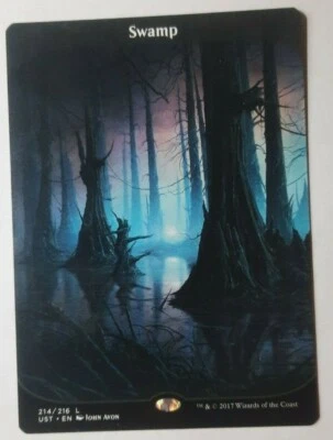 Unstable Land Swamp MTG Magic the Gathering FREE SHIPPING - Image 1 of 2