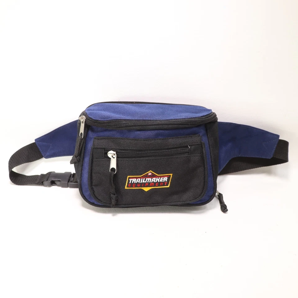Trail Maker Riñonera Unisex Negro Azul Nylon Cartera Bolsa Correa Ajustable Foto 1 de 4
