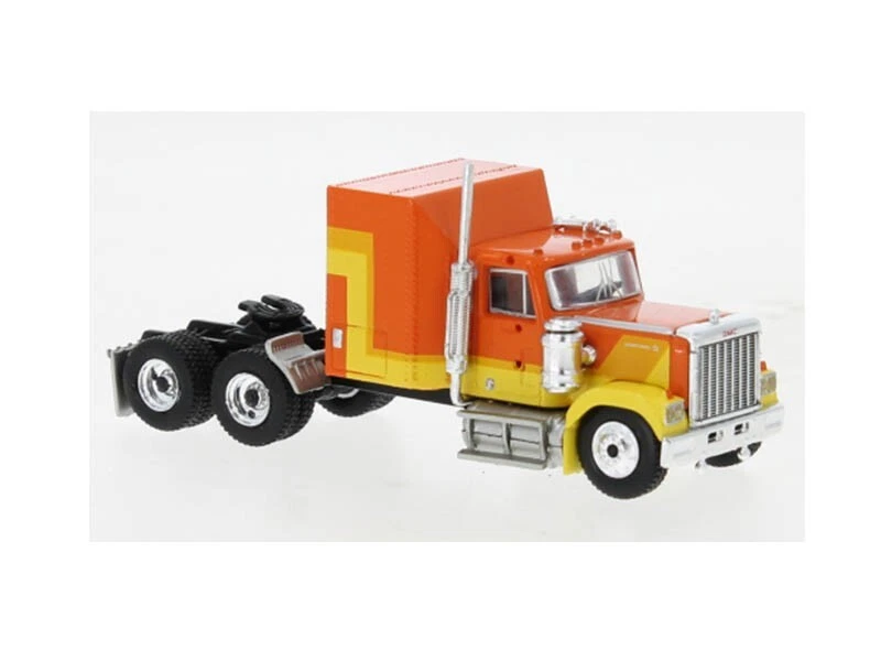 BREKINA 85778 H0 GMC General, arancione/giallo, 1980 - Immagine 1 di 1