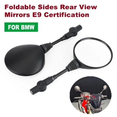 Espejos retrovisores laterales plegables certificación E9 para BMW G310GS G310R 2017-2025 Foto 1 de 4