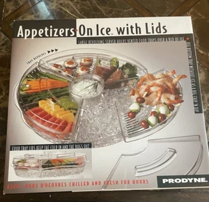 Prodyne "Appetizers On Ice" Lg Revolving Server-NEW - Picture 1 of 3