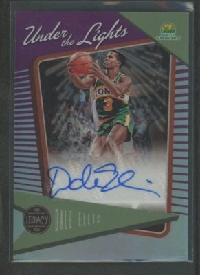 2022-23 DALE ELLIS 34/49 AUTO PANINI CHRONICLES LEGACY UNDER THE LIGHTS - Image 1 of 2