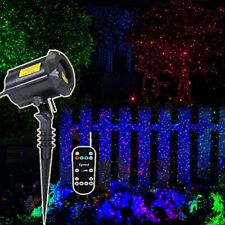 Moving Firefly Ledmall RGB Outdoor Garden Laser Christmas Lights With RF Remote