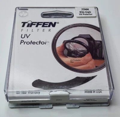 Genuine Tiffen 77mm Wide Angle Glass Lens Filter 77 mm UV Protection - Image 1 of 2
