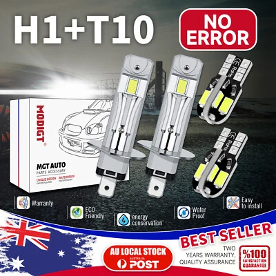 H1+T10 LED Headlight Globes Halogen HID Xenon Bulbs Kit For Mazda 6 2003-2007 - image 1 of 4