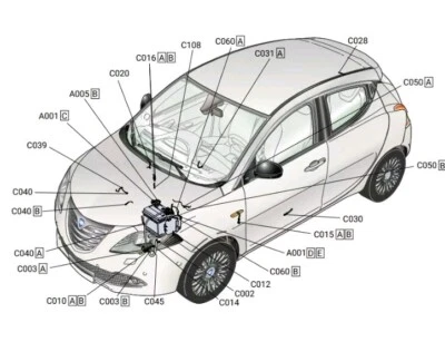 Manuale Officina IMPIANTO ELETTRICO Lancia Ypsilon 1.2  BENZINA (GPL) Dal 2015  - Immagine 1 di 4
