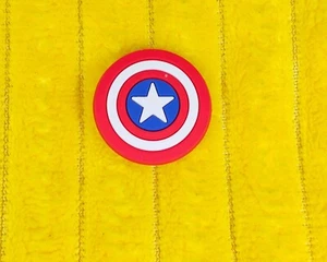 Captain America Logo Super Hero Shoe Croc Charms - Picture 1 of 1