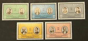 Travelstamps: 1971-1972 Costa Rica Airmail Stamps Sc #C524-C528 Mi 801-807 MNHOG - Picture 1 of 5