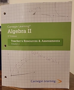 Carnegie Learning Algebra II Teacher's Resources & Assessments Volume 2 - Picture 1 of 2