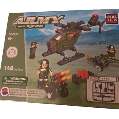 Bric Tek Army Special Forces Bundle 148 Pcs Helicopter Accessories 1507BC - Image 1 of 4