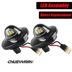 2PCS LED License Plate Light Lamp Assembly Replacement For Ford F150 F250 F350 - Picture 1 of 12