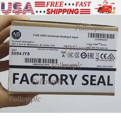 Sealed Allen Bradley 5094-IY8 Analog 8 Input Controller 5094IY8  US Free Tax - Image 1 of 4