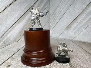 Warhammer 40k Sargento Veterano Sosteniendo Granada Marines Espaciales + Guardia Metal - Imagen 1 de 8