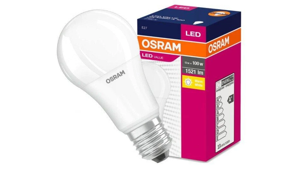 4052899971097 Żarówka LED OSRAM E27 13W LED VALUE CLASSIC A 100 Biała Ciepła 270 - Bild 1 von 1