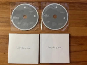 Apple MACBOOK (2009) MAC OS X Version 10.5.7 Install & APPLICATIONS DVDs - Picture 1 of 6