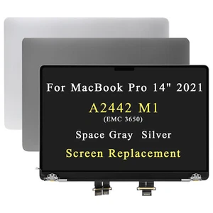 A2442 Per Apple MacBook Pro 14" 2021 M1 Schermo LCD Display Ricambio Assemblaggio - Foto 1 di 7
