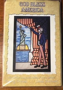 God Bless America by Among Friends Stained Glass Pattern New Techiniques New - Picture 1 of 1
