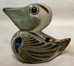 Figura de pájaro pelícano de cerámica mexicana firmada por Ken Edwards Tonala - Imagen 1 de 5