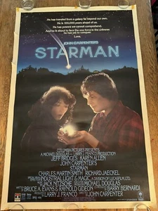 Starman - Original Movie Poster - Jeff Bridges - John Carpenter 27” X 41” - Picture 1 of 14