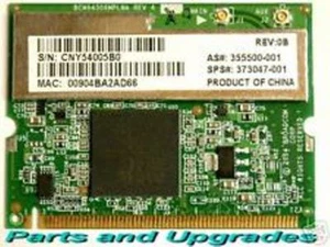 HP NX9600 zd8000 MiniPCI Wireless 378975-001 373047-001 - Picture 1 of 1