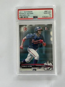 2017 Bowman Ronald Acuna Prospect #BP127 PSA 10 - Bild 1 von 2