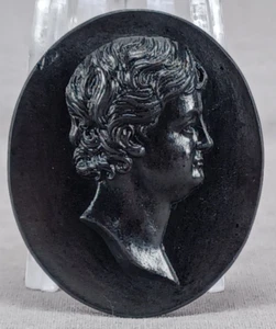 Wedgwood Edward V Black Basalt Portrait Medallion Plaque Circa 1780-1795 - Picture 1 of 11