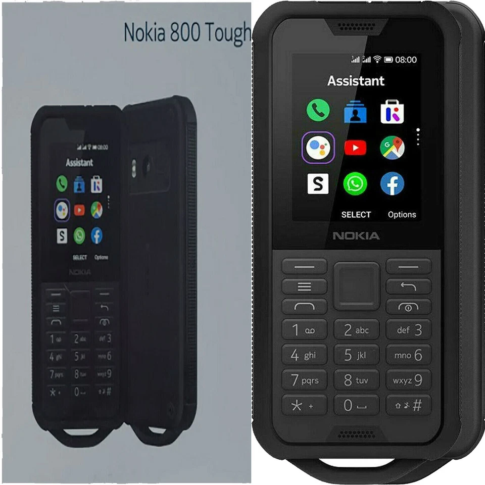 Nokia 800 Tough - 4 GB - Black Steel (Unlocked)