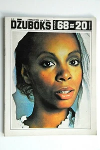 DONNA SUMMER ON COVER GENESIS POSTER 1980 BLONDIE RARE EXYU MAGAZINE - Picture 1 of 4