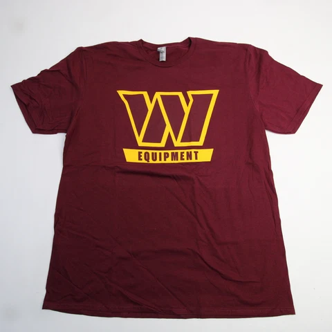 Washington Commanders Gildan Softstyle Short Sleeve Shirt Men's Burgundy New Cover