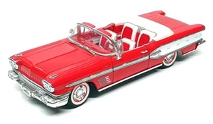 Road Signature 1/18 Scale 3625D - 1958 Pontiac Bonneville - Red - Picture 1 of 5