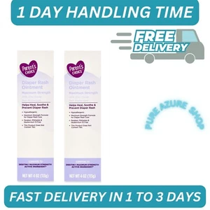 Parent's Choice Maximum Strength Diaper Rash Ointment Cream 4 oz (PACK OF 2) - Picture 1 of 3
