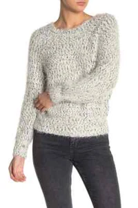 Abound Womens Size: LARGE Crew Neck Cozy Sparkle Knit Sweater Color:Ivory Metall - Picture 1 of 3