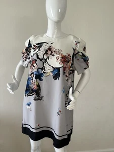 ZARA Bazic WOMAN-FLORAL Black PRINT DRESS ZW COLLECTION Size Xl - Picture 1 of 8