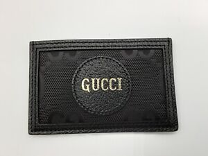Gucci Off the Grid men's black credit card case holder 