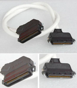 1M SCSI KABEL CABLE 50-PIN MALE CENTRONICS -> 50-POLIG FEMALE 2x ABGESCHIRMT #32 - Picture 1 of 1