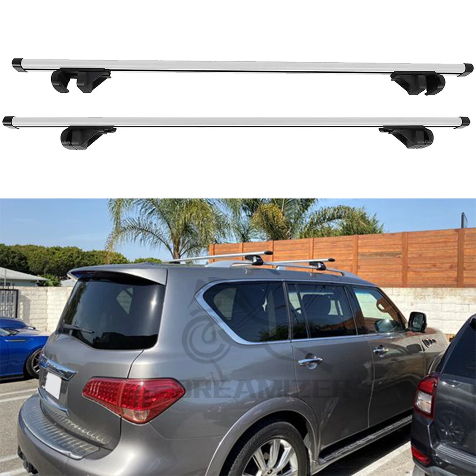 Portaequipajes de carga bloqueable para Infiniti QX80 QX56 53" barra transversal Foto 1 de 4