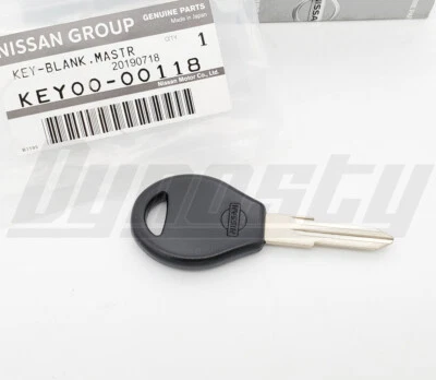 NEW OEM Nissan Master Key Blank R32 R33 GTR S13 S14 240SX Z32 300ZX KEY00-00118 - Image 1 of 2