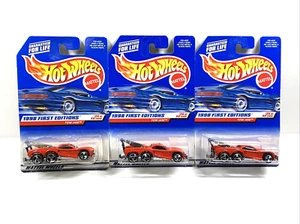 Mattel Hot Wheels 1998 First Editions Lot Of 3 Tow Jam Toy Trucks 25/40 Ages 3+ - Picture 1 of 16