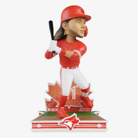 Bo Bichette Toronto Blue Jays 2022 Canada Day Bobblehead NEW ORIG FOCO BOX NIB Cover