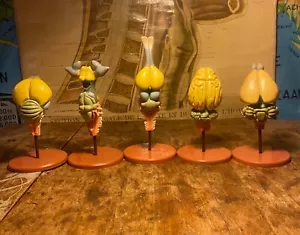 Conjunto vintage de cinco cerebros animales anatómicos escuela modelo didáctico veterinarios - Imagen 1 de 15