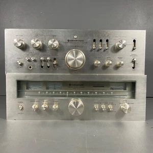 Kenwood Vintage Stereo Integrated Amplifier #600 + Fm Stereo Tuner #600T Tested - Picture 1 of 24