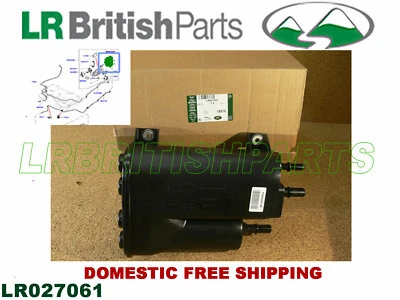 GENUINO LAND ROVER BOTE DE CARBÓN EVOQUE DISCOVERY SPORT VELAR LR027061 Foto 1 de 4