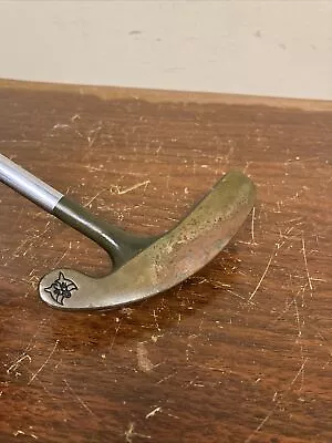 LYNX VINTAGE BRASS A-OK 34.5" PUTTER, LYNX STEEL SHAFT, LEFT OR RIGHT-HANDED USA - Image 1 of 4