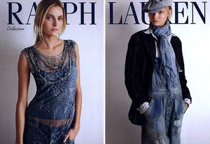 2010 Ralph Lauren Carter Berg Collection Valentina Zelyaeva 5-page MAGAZINE AD - Picture 1 of 3