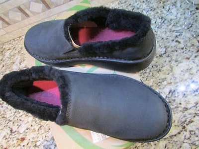 NOVO CHACO COURO PRETO ZAA BAA SHERLING MOCASSIM SAPATOS FEMININOS 6 SLIP ONS GRÁTIS SP - Imagem 1 de 4