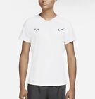 Nike Court Dri FIT Advantage Rafa Crew Tennis shirt DD8540-100 Men's Size XXL
