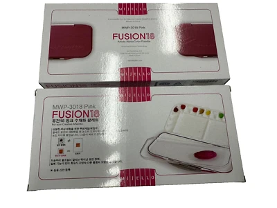 2 MijELLO Watercolor Palette MWP-3018 Fusion Airtight Leak-proof 18 Ink Well